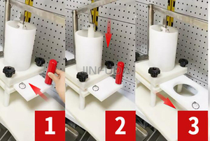 Máquina manual para hacer hamburguesas de 130mm con equipo de restaurante de 6 agujeros - Product Image 5