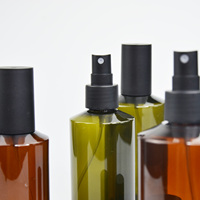 Flacon pulvérisateur unique en plastique pour cheveux, flacon cosmétique vide à brume fine avec épaule inclinée pour shampoing et lotion