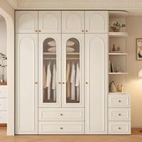 Armoire en bois massif écologique avec portes coulissantes, moderne, gain de place, pour chambre à coucher, avec miroir et coiffeuse, directement de l'usine