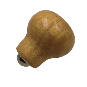 Xc गुलाब क्वार्ट्ज बॉल मालिश रोलर लकड़ी के हैंडल और चेहरे के लिए संगीत समारोह gourd आकार - Product Image 6