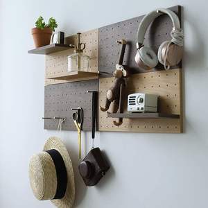 Moderno Estante de Almacenamiento de Madera para Montar en la Pared con Diseño <span class=keywords><strong>DIY</strong></span> para Sala de Estar, Cocina, Baño - Solución para Macetas y Almacenamiento - Product Image 4