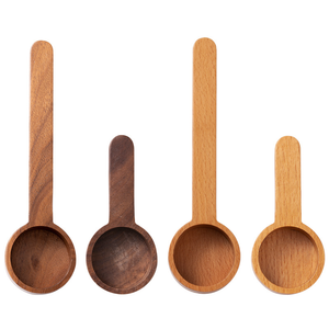 Cuchara molida de café de bambú portátil ecológica Capacidad de 10ml para una medición conveniente en tarros y contenedores - Product Image 4