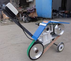 Máquina Manual Eléctrica para Pulir Metal, Lijadora Plana, Pulidora de Soldaduras, Banda Abrasiva para Desoxidar, Máquina de Trefilado de Placas de Acero - Product Image 3