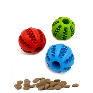 Giocattolo da Masticare per Cani Personalizzato, Palla in Gomma per Pulizia Denti, Nascondere Cibo, Interattivo, Allenamento IQ - Product Image 1