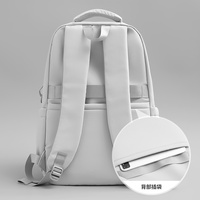 Mochilas Impermeables Masculinas, Mochila de Viaje Juvenil con Bolsillos Delanteros con Solapa, Mochila Escolar Multicompartimentos para Viajes Diarios