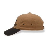Casquette de baseball bicolore avec logo personnalisé, visière incurvée, 100 % polyester, broderie main, motif lettres, casquette structurée
