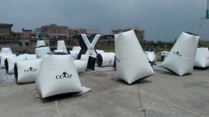 PVC bunker gonfiabili per bambini sicuro e divertente gioco di tiro campi all'aperto Gel Blaster giochi castello - Product Image 2