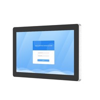 Nouvel écran tactile industriel personnalisé de 10,1/15,6 pouces, écran LCD capacitif, PC industriel, 1920x1080, métal, USB, DVI, VGA, RS232, Linux