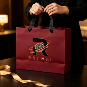 <span class=keywords><strong>Bolsa</strong></span> de Regalo Ecológica Reciclable con Logotipo 3D Multiimpreso en Relieve y Etiqueta para Cosméticos para el Cuidado de la Piel, <span class=keywords><strong>Bolsa</strong></span> de Papel Blanco - Product Image 3