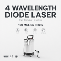 Machine d'épilation au laser à diode OEM ODM 808nm 755nm 1064nm, refroidissement par glace, indolore, corps entier, équipement pour la maison et le salon