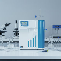 Sistem Pemurnian Air Laboratorium Benchtop LAB-WP RO + Air Ultra Murni 10-30L/Jam Langsung dari Pabrik OEM