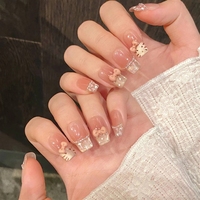 Uñas Postizas de Alta Calidad a Precio de Mayoreo, 10 Piezas, Hermoso Diseño de Lujo Personalizado para Dedos, Tipo Cuadrado