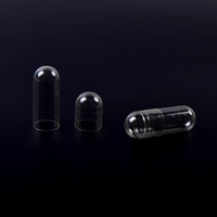 Capsules vides transparentes en HPMC de toutes tailles, texture non fragile, prix d'usine
