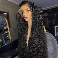 Perruques Courtes Bob Cheveux Humains Bouclés Crépus Birmans Naturels Pixie Bouncy Lace Front HD Vague Profonde Jerry Curly Frontal pour Femmes