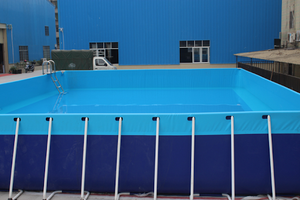 Bâche en PVC gonflable, 4 m, tissu revêtu, multicolore, <span class=keywords><strong>pour</strong></span> cadre de <span class=keywords><strong>piscine</strong></span> - Product Image 5