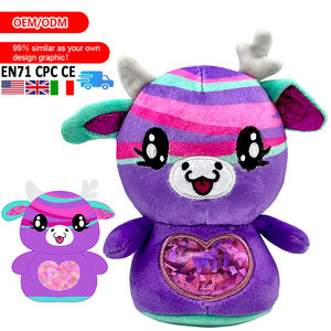 Grande Peluche Ippopotamo Pesante Personalizzato, Morbido e Soffice Cuscino da Abbraccio, Regalo Sensoriale per il Sonno - Product Image 3