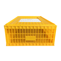 Cages de transport en plastique pour poulets de chair, cages extérieures pour volailles, vente chaude