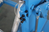 Machine de pliage pneumatique automatique 3200 mm pour tôles, idéale pour la fabrication de conduits