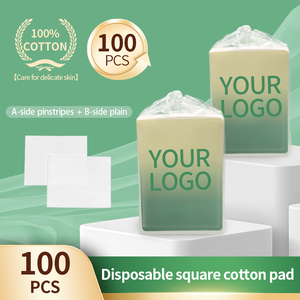 <span class=keywords><strong>Precio</strong></span> al por mayor personalizado respetuoso con la piel <span class=keywords><strong>antialérgico</strong></span> 9*11cm desechable 100% almohadilla de algodón natural almohadilla desmaquillante cuadrada - Product Image 2