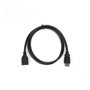 <b>HDMI</b> Male To Female <b>Extension</b> <b>Cable</b> 0.15M 5M 1080P 4K Support All Copper Black - Product Image 1