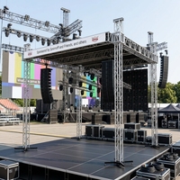 Estructura de Aluminio Cuadrada TFR de 4mx4mx3m, Diseño de Conexión por Espiga, Construcción Soldada, Certificación TUV para Interiores/Exteriores