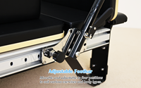 Reformer de Pilates Tmax German Spring, Reformer de Pilates de Aluminio, Certificado CE ISO, Máquina de Pilates con Riel Completo, Reformer Profesional