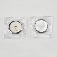 Bouton magnétique Invisible en Pvc pour vêtements, 10 pièces, aimant de couture imperméable et lavable