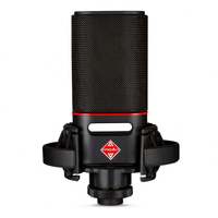Microphone de studio professionnel FANGDONG 48V cardioïde XLR avec suspension antichoc en métal de 25 mm pour diffusion, karaoké et jeux, style bureau