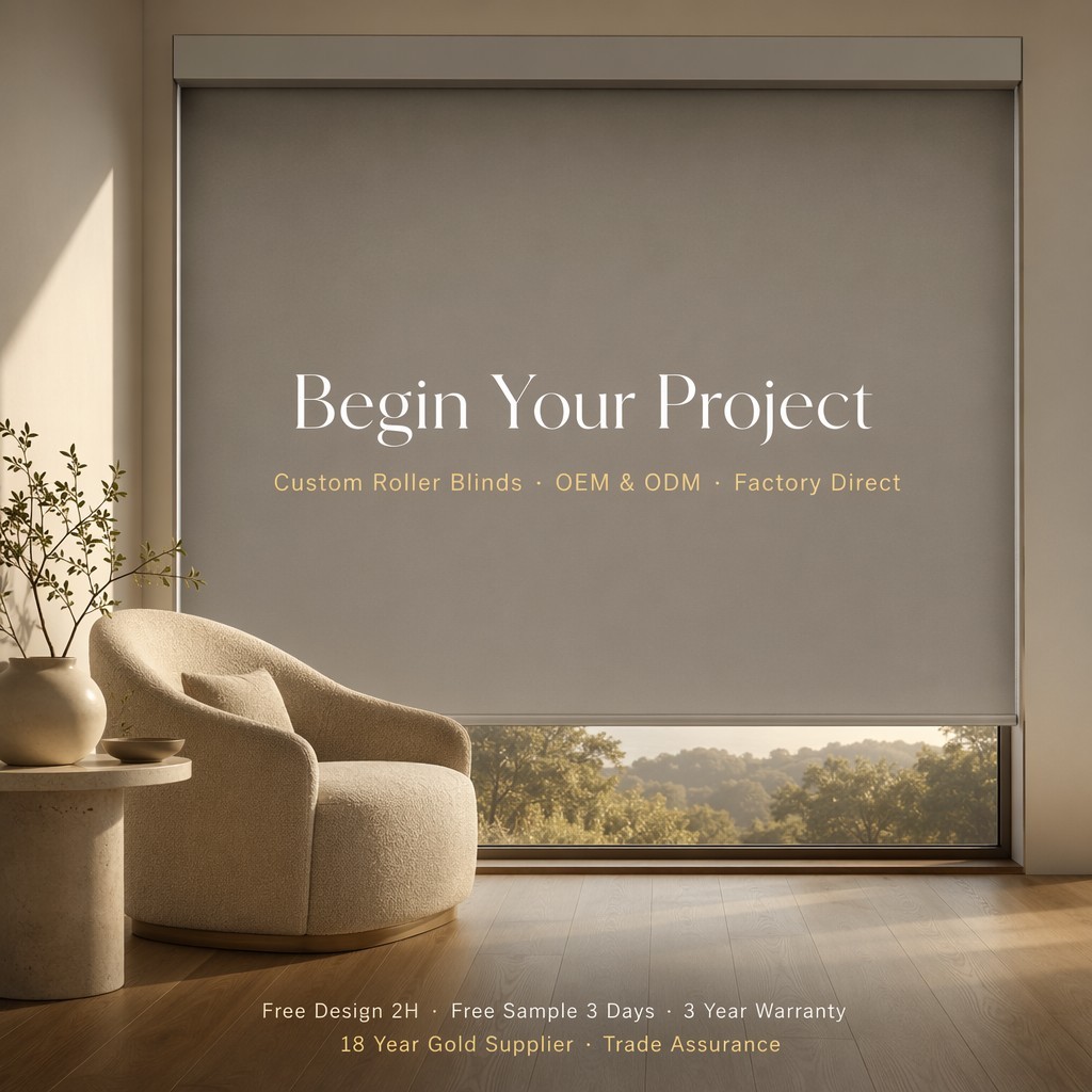 Factory Direct Custom Roller Blinds Motorized Smart Home Office Hotel Window Shades OEM ODM Blackout Waterproof Wholesale · image 12