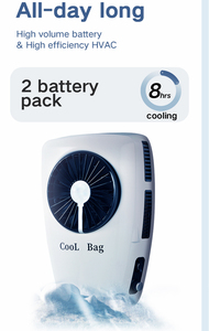 Tissu ou gilet de sac de système de refroidissement par air <span class=keywords><strong>mobile</strong></span> portable DC 24V-Unités de <span class=keywords><strong>condensation</strong></span> polyvalentes - Product Image 3