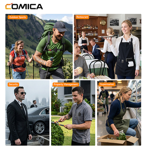 COMICA Seekcom M1 (ชุด 5 ชิ้น) หูฟังวิทยุสื่อสารขนาดเล็ก UHF 22 ช่องสัญญาณ แบบหนีบไร้สาย วิทยุสื่อสารสองทาง OLED ป้องกันการระเบิด - Product Image 6