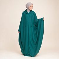 Ensemble de prière Mukena en coton pour femmes, vêtements islamiques modestes d'Indonésie