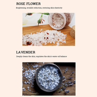 Vente de gros Parfum éclaircissant pour restaurer l'élasticité de la peau Detox Trempage des pieds Sel de mer d'Epsom Bain spa Coffret cadeau gommage bio