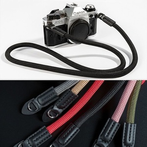 <b>Camera</b> Strap Rope Wrist Neck Anti Drop Anti Slip For Mirrorless <b>Digital</b> <b>Camera</b> 9 Colors With Leather Ends - Product Image 2