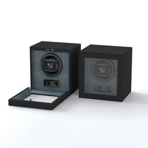 Boîtier de remontoir de <span class=keywords><strong>montre</strong></span> unique à LED avec design en bois foncé sensible à la lumière Nouveau boîtier de <span class=keywords><strong>montre</strong></span> en MDF automatique breveté - Product Image 1
