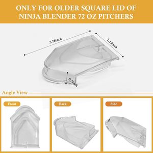 Cubierta Transparente Reemplazable para Licuadora <span class=keywords><strong>NINJA</strong></span>, Accesorio Compatible con los Modelos NJ600-NJ602 BL500-781 - Product Image 2