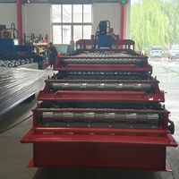 Machine de formage à froid de tuiles de toiture en acier coloré à trois couches |   Une machine pour trois types de panneaux de toiture