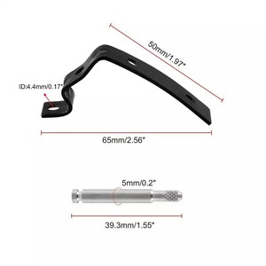 Audi A4 S4 RS4 B6 B7 8E Hinge <b>Brackets</b> Kit <b>Black</b> Iron Car Modification Parts for Retrofit Upgrade - Product Image 4