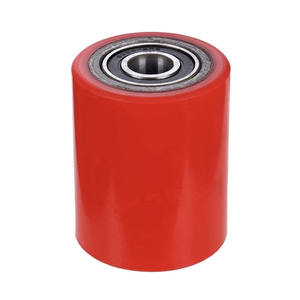 Rueda giratoria de nailon Pu, piezas de repuesto para carretilla elevadora, 80x70x20mm - Product Image 1