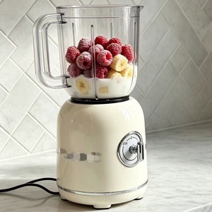 <span class=keywords><strong>Mixeur</strong></span> de cuisine puissant de style italien - Moteur performant, vitesse variable, pour smoothies et purées, avec récipient sans BPA et finition crème élégante - Product Image 6