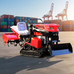 Nuevos cultivadores Mini Tiller Rotary Agricultural Enchaned Rotary Tiller Seat Farmland Diesel Power Tractor Rotary Tillers - Product Image 1
