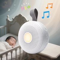 Haut-parleur portable intelligent pour la maison, produits pour le sommeil des bébés avec 30 sons apaisants, dispositif de bruit blanc pour le sommeil avec veilleuse pour usage domestique