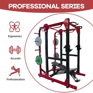 Rack de musculation commercial multifonctionnel renforcé ED-FH3 avec machine Smith et rack à squats pour entraînement complet en salle de sport - Product Image 2
