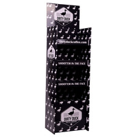 Présentoirs personnalisés durables à 3 niveaux en métal, acrylique et carton, économiques, pour la promotion des grains de café en supermarché