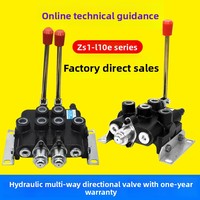 Vanne de commande hydraulique Hongpeng ZS1-L10E/L20E, vanne directionnelle manuelle multi-positions à deux voies