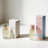 Caja de Cartón con Logotipo Personalizado al por Mayor, Diseño de Impresión para Cosméticos, Cuidado de la Piel, Perfume, Crema para Ojos, Limpiador Facial, Caja de Papel Recubierto