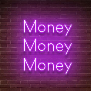 ป้ายไฟนีออนแบบกำหนดเอง Koncept Drop Shipping ขนาด <span class=keywords><strong>24</strong></span> นิ้ว ลาย Money Money Money ป้ายไฟนีออนโฆษณาแบบกำหนดเอง ป้ายไฟนีออน LED - Product Image 1