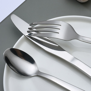 Juego <span class=keywords><strong>de</strong></span> Cubiertos Modernos Ecológicos <span class=keywords><strong>de</strong></span> Acero Inoxidable para Boda, Acabado Pulido <span class=keywords><strong>de</strong></span> Alto Brillo, Incluye Tenedor, Cuchillo y Cuchara - <span class=keywords><strong>Set</strong></span> al por Mayor - Product Image 5