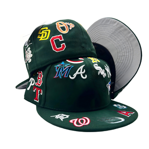 Nuovo Cappello da Baseball Classico 59 Fifty Personalizzato a 6 Pannelli, Berretto da Baseball Ricamato su Misura per Uomo - Product Image 1