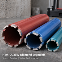 Foret diamanté à paroi mince pour perçage à humide, faible résistance, perçage rapide pour béton, brique et maçonnerie